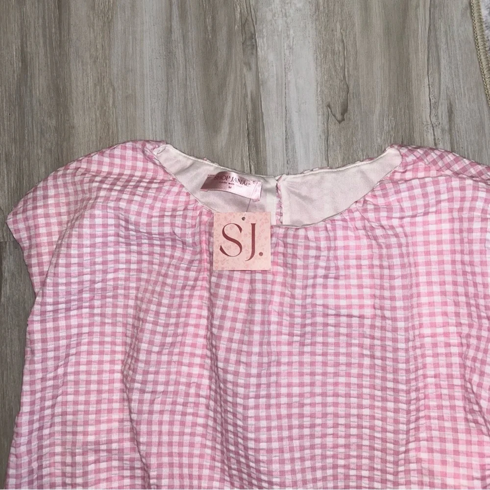 NWT BUCKETLIST Gingham Set - Picture 2 of 4